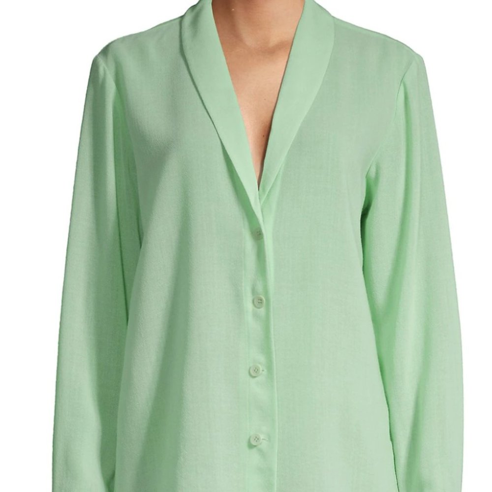 Tibi Long-Sleeve Wool Top